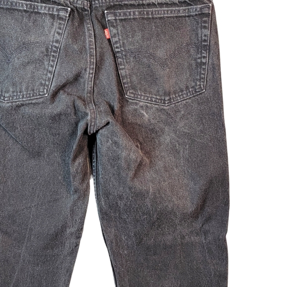 Levi's 550 Vintage 90's Dark Wash Honeycomb Whiskered Denim Jeans Men's 38x32 - Picture 10 of 15